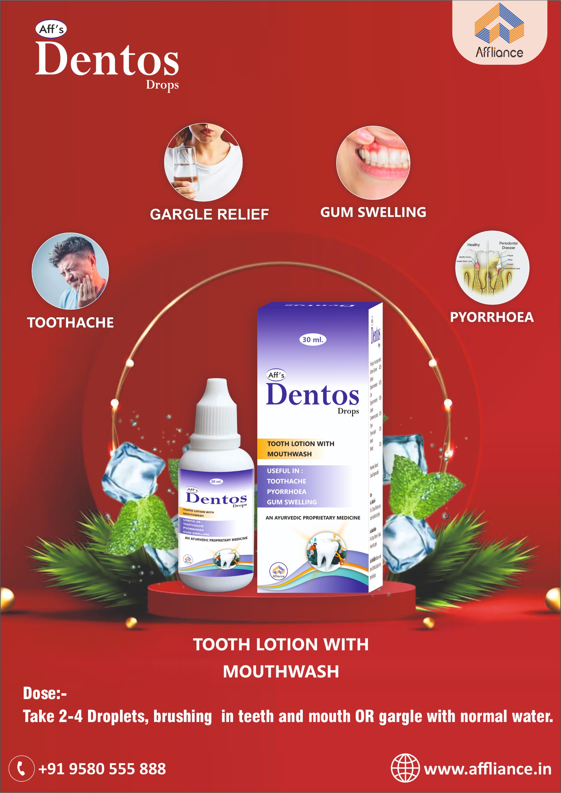 Dentos Tooth Lotion Drops