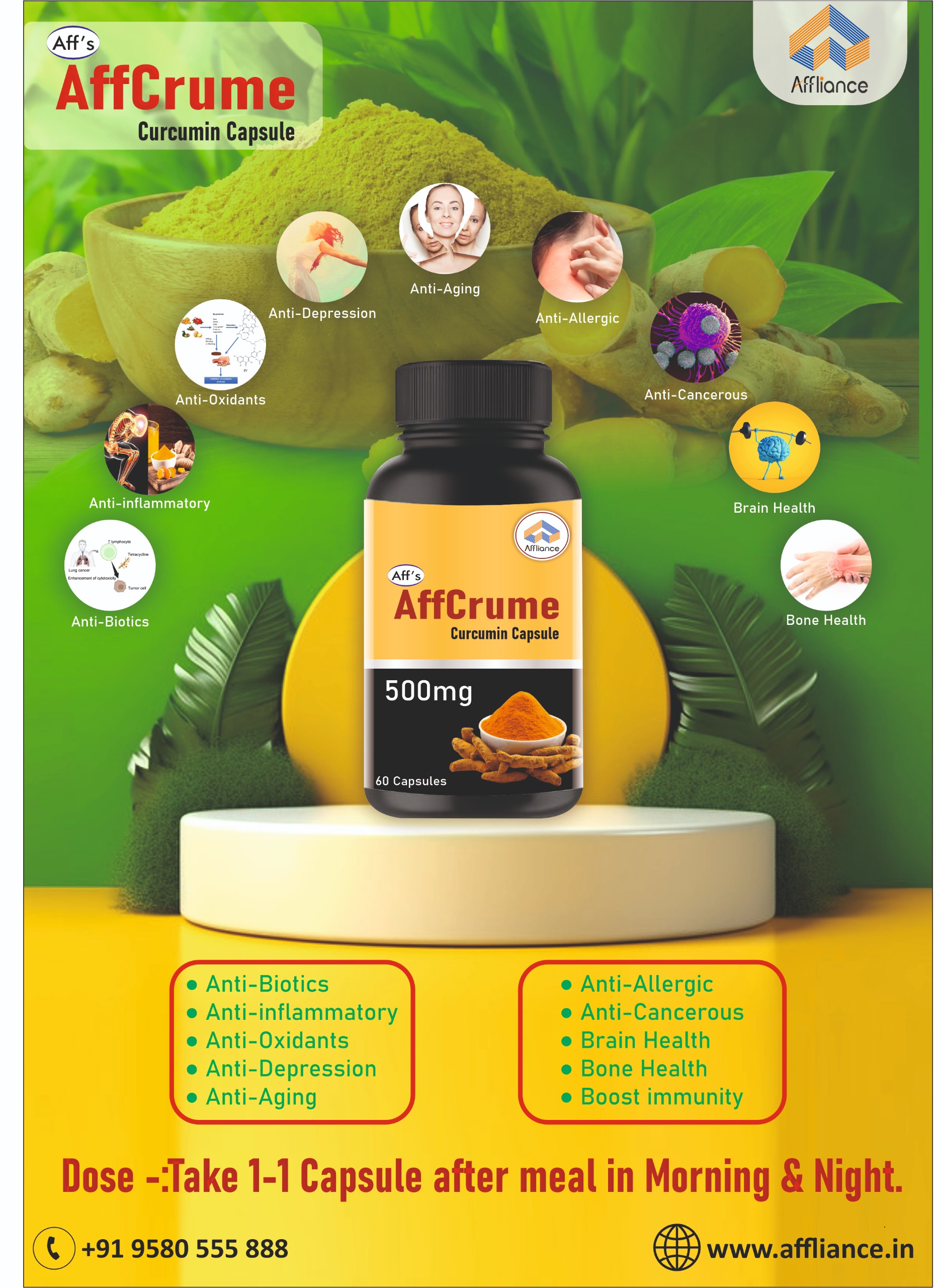 AffCrume Curcumin Capsules