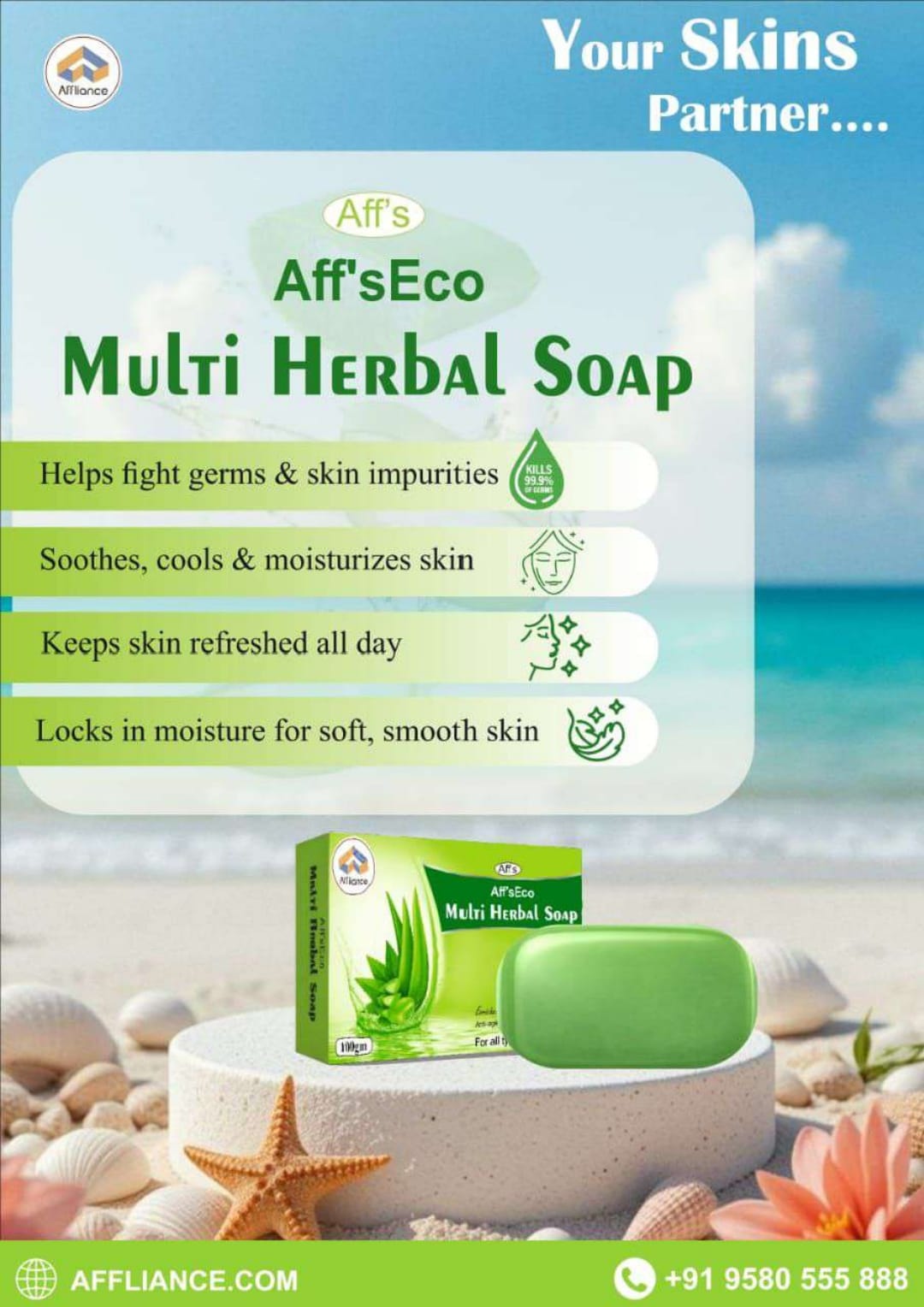 AffsEco Multi Herbal Soap